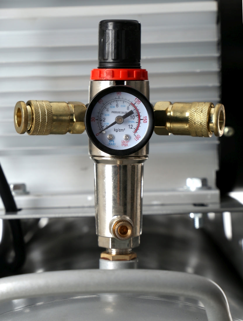 Kompressor Tagred TA325 tre-stempel motorenhet ovenfra