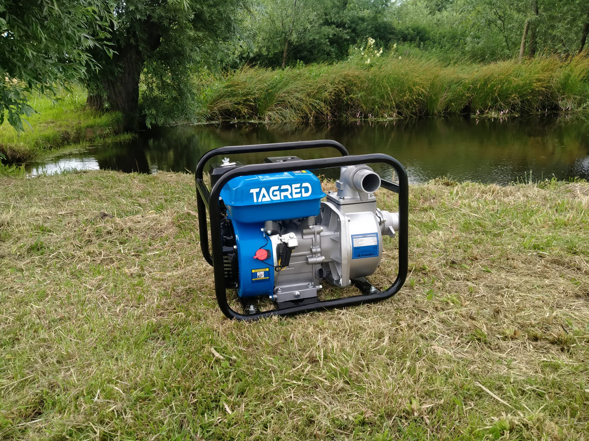 Tagred 1559 bensindrevet pumpe egnet for byggeplasser og flomskader