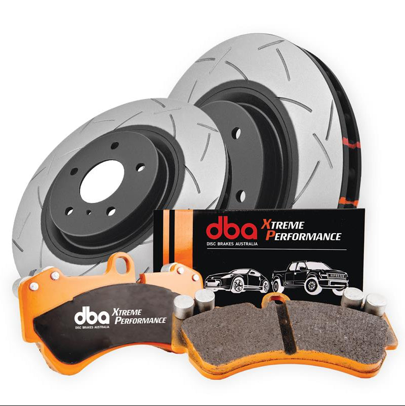 DBA T3 4000 Xtreme Performance bremsekit bak til Ford Ranger Raptor 19-23 - skiver og klosser samlet