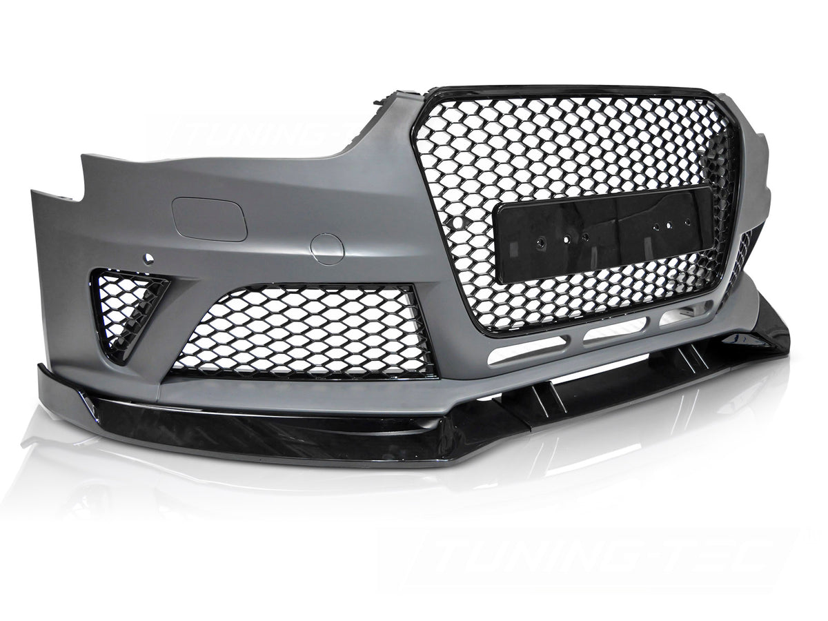 Sport frontfanger Audi A4 B8 facelift 2012–2015 med PDC sett forfra