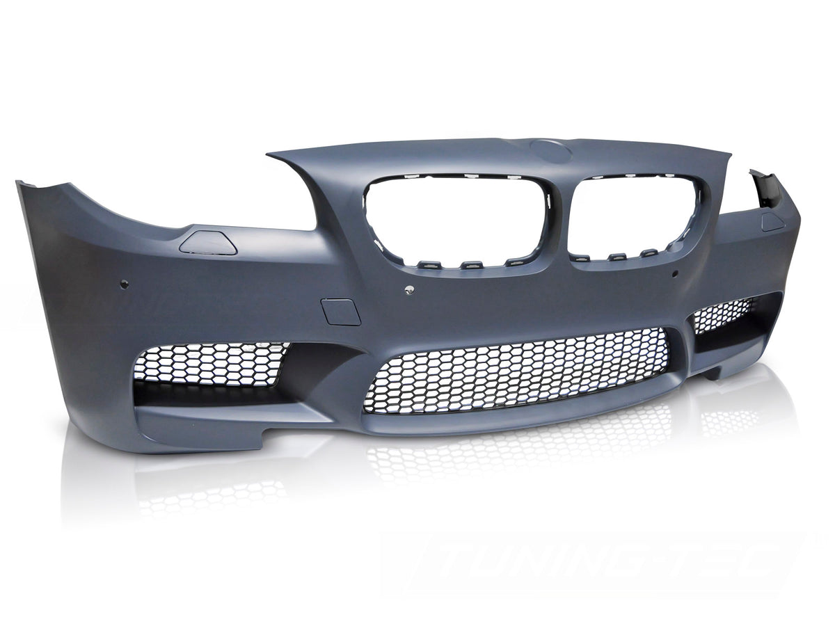 Frontfanger Sport Style BMW 5-Serie F10 2010–2013 med PDC sett forfra