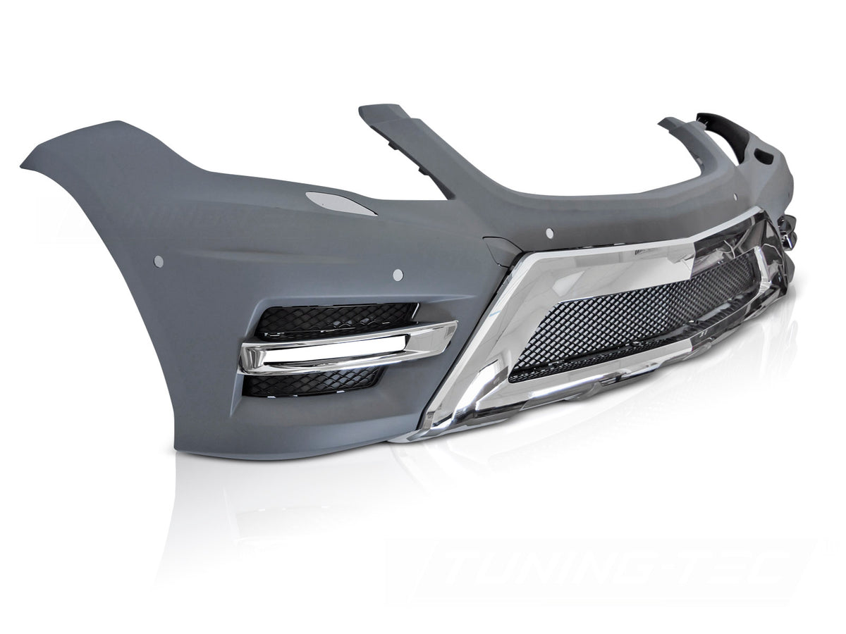 Sport-frontfanger Mercedes GLK X204 2013–2015 med PDC-utsparinger sett forfra