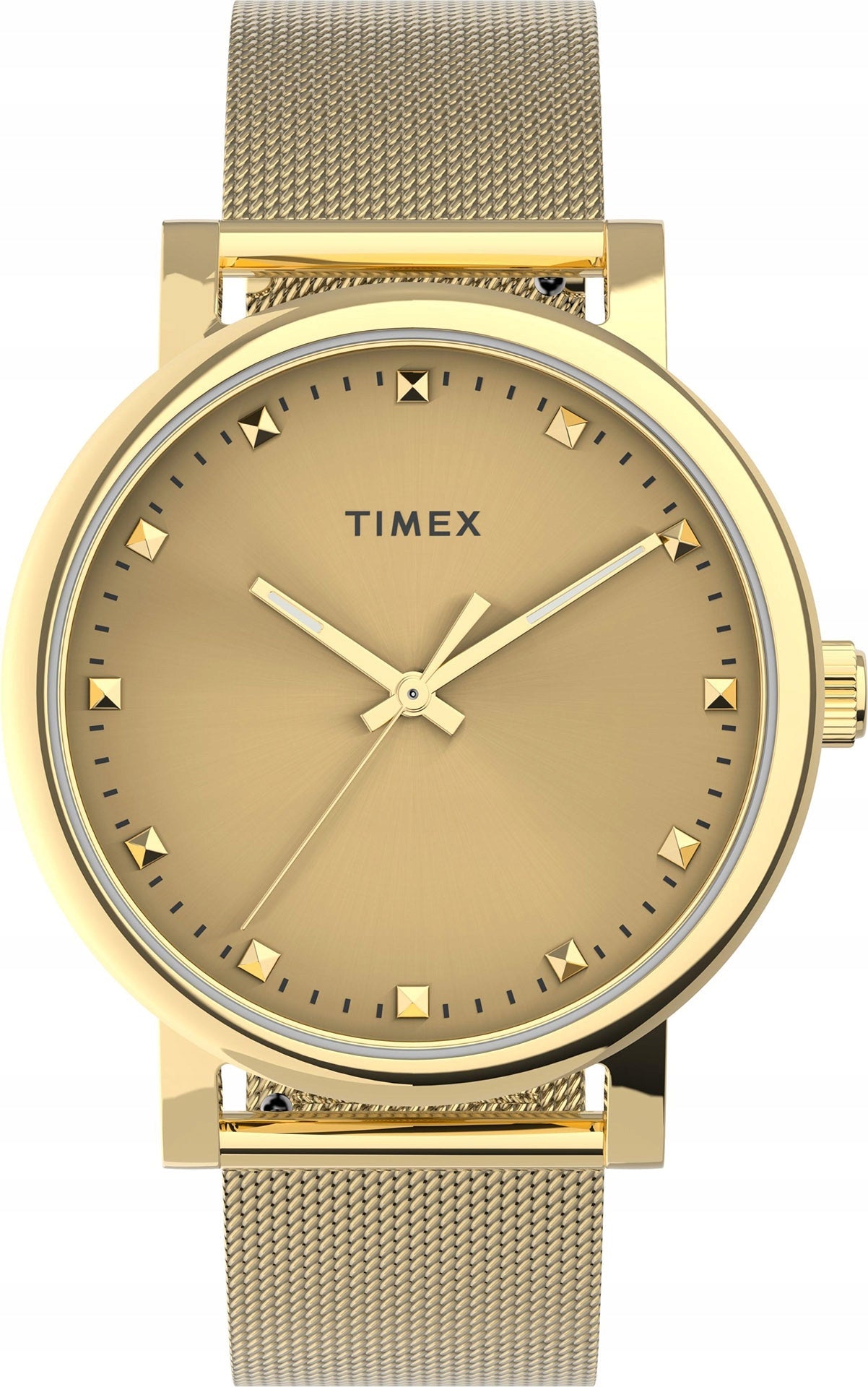 Dameklokke Gull Armbånd Timex TW2U