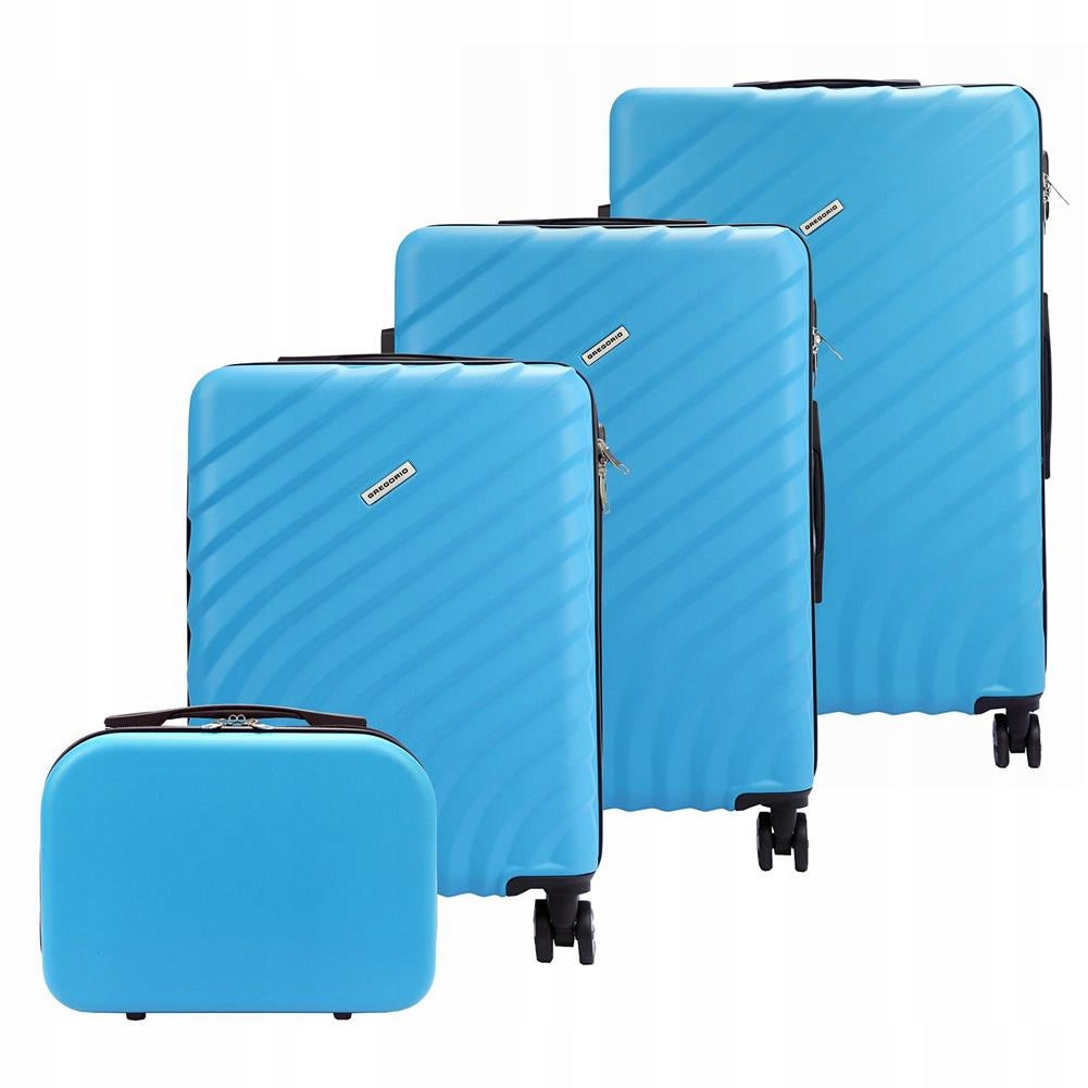 Sett med tre kofferter og en liten koffert Kemer