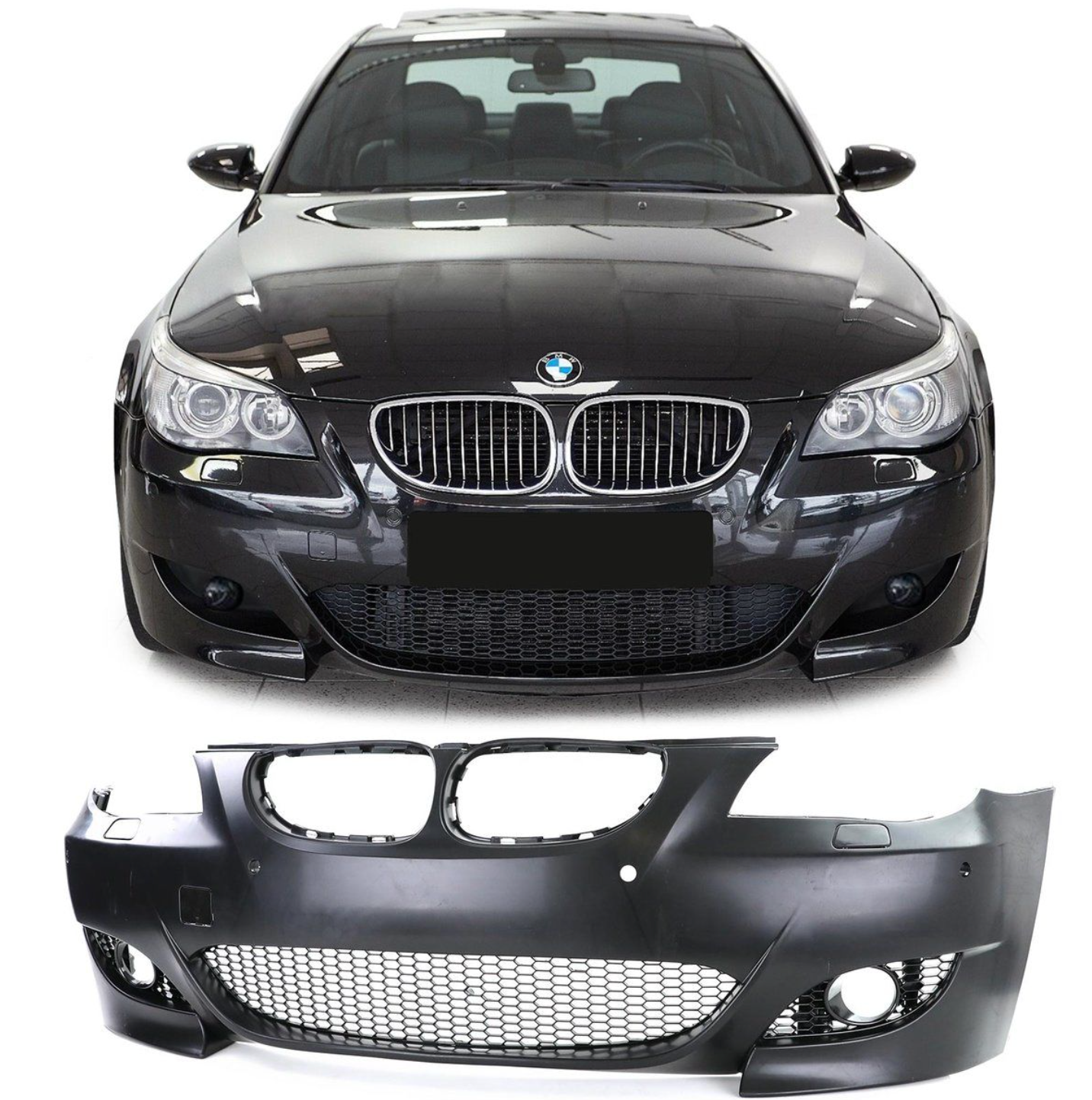 Frontfanger BMW E60 E61 (2003–2007) Sport M5-Style med PDC og SRA