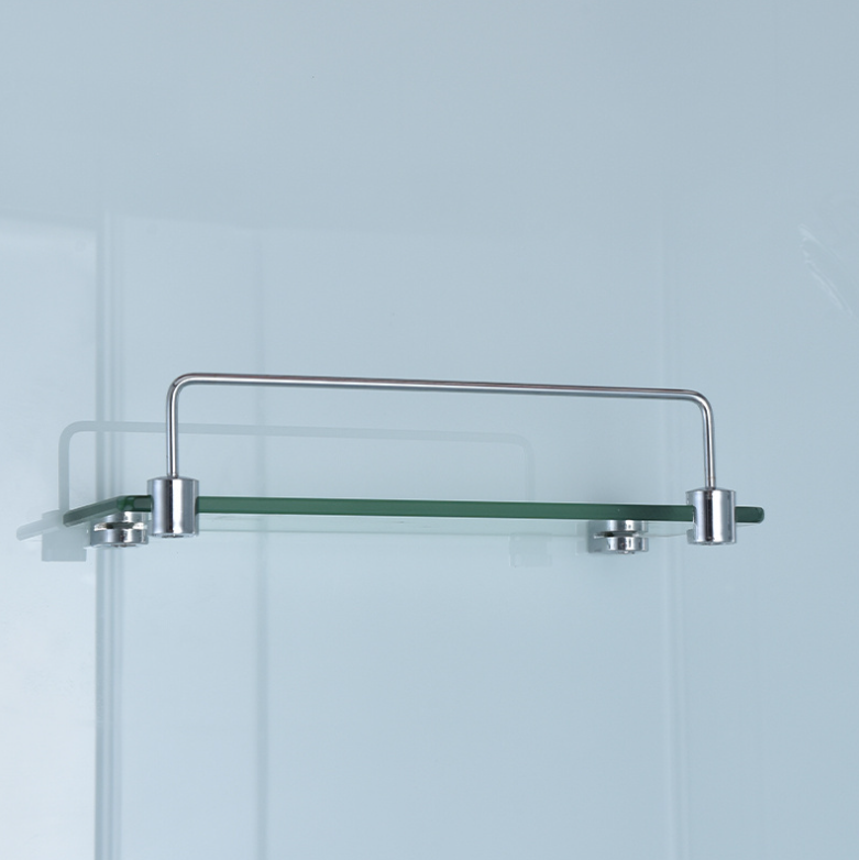 Dusjkabinett 80x80 cm Halvrundt med dusjkar WSH301A, matt krom