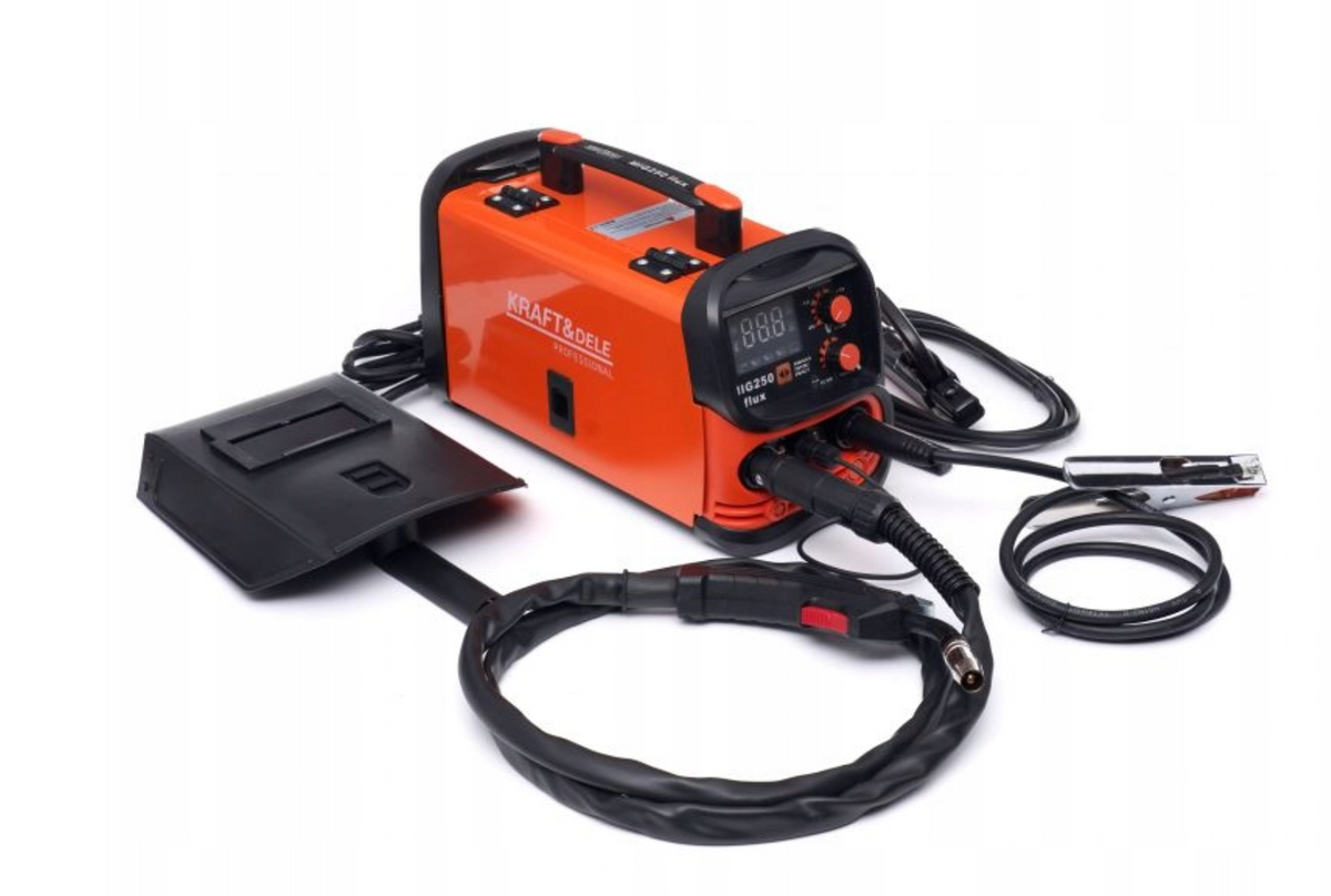 Kraft&Dele KD1875 – sveiseapparat 250A MIG/MAG/MMA/TIG Lift 4-i-1