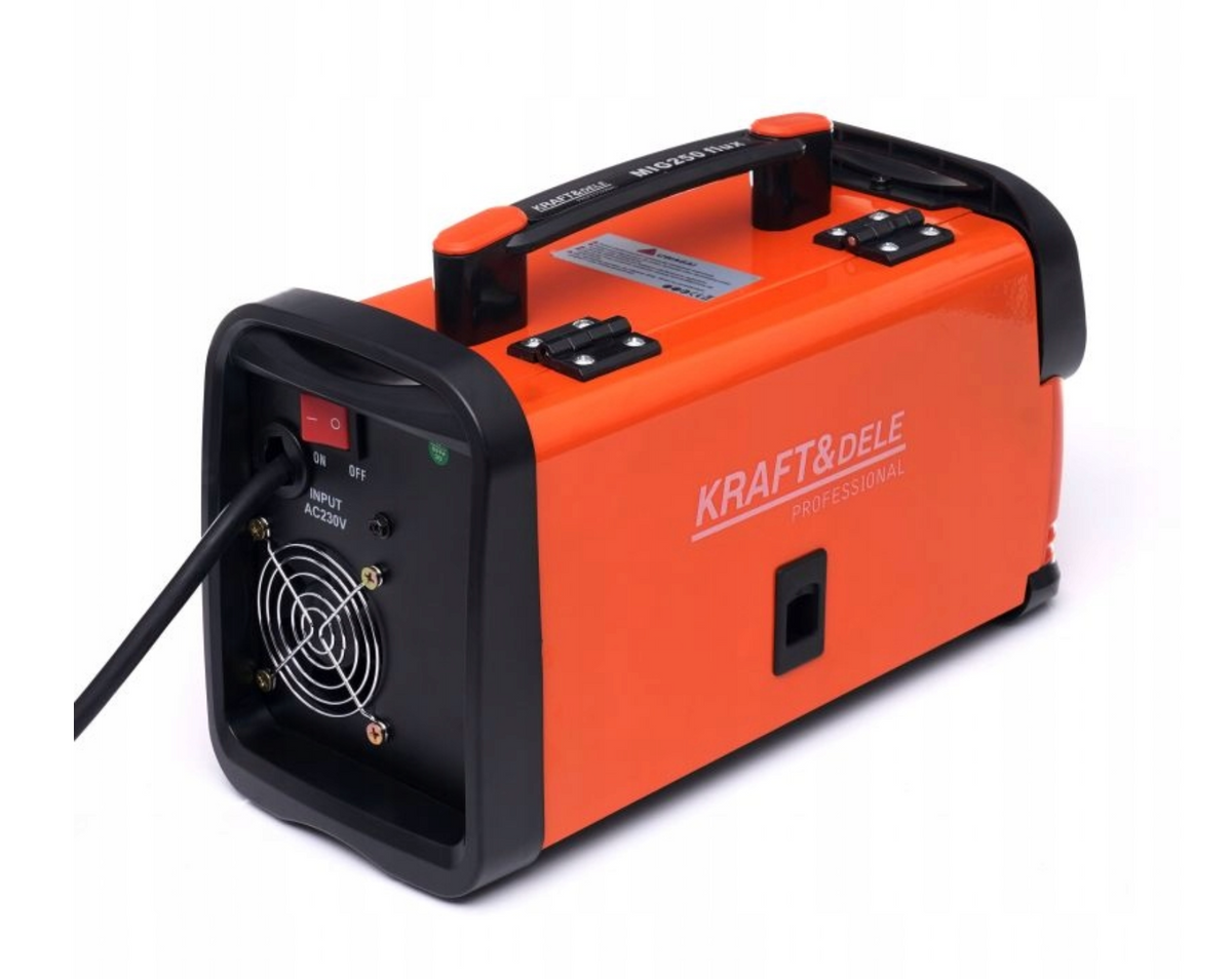 Kraft&Dele KD1875 sveiseapparat 250A – MIG/MAG, FLUX, MMA og TIG Lift i én maskin