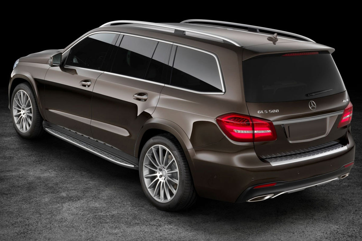 Stigtrinn Mercedes GL (X166) Ventshield (2012-2015) - sett bakfra