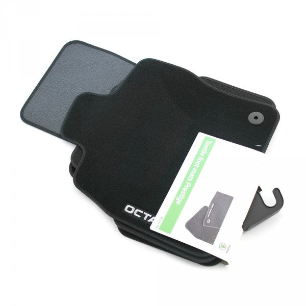 VAG OEM stoffmatter til Skoda Octavia III – antiskli underside