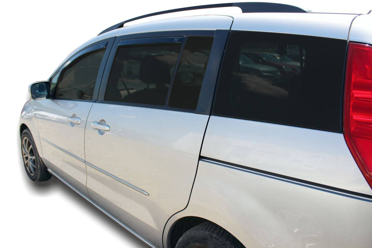 Vindavviser Mazda 5 5-dørs 2006 → sett 4 stk. – PMMA Plexi - nærbilde