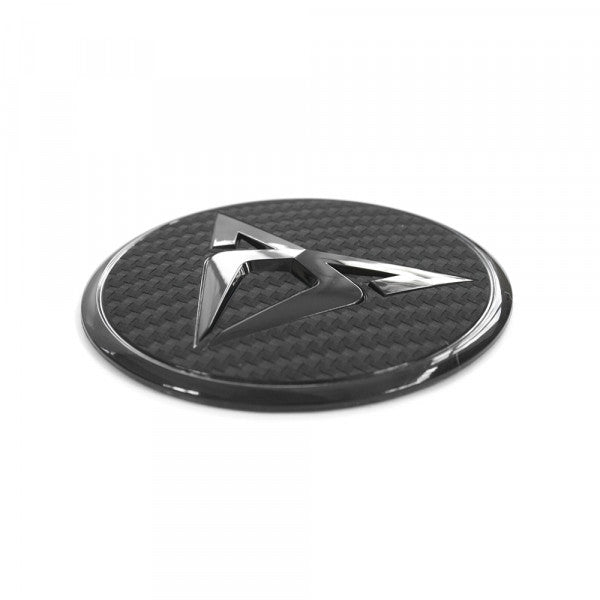 Emblem Seat CUPRA Black - sett forfra