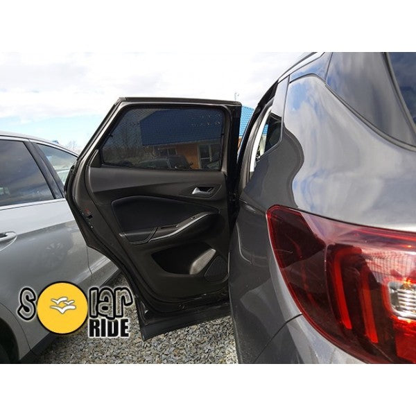 Solskjerm Opel Grandland X (2017-) (4 stk) - sett forfra