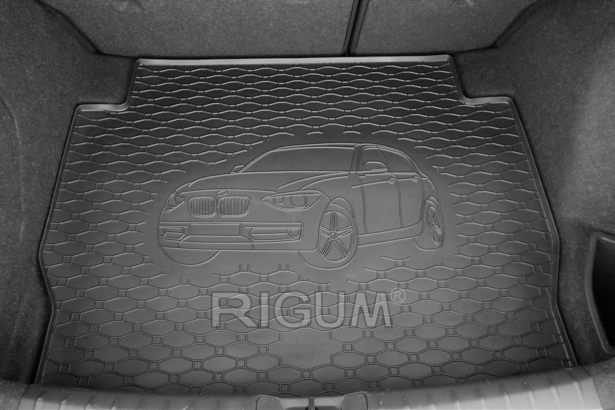 Rigum bagasjeromsmatte til Bmw 1 (F20) – svart titanium materiale