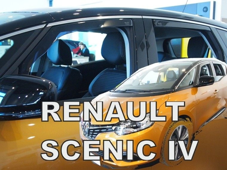 Heko vindavviser til Renault SCENIC IV 5-dørs – PMMA Plexi materiale