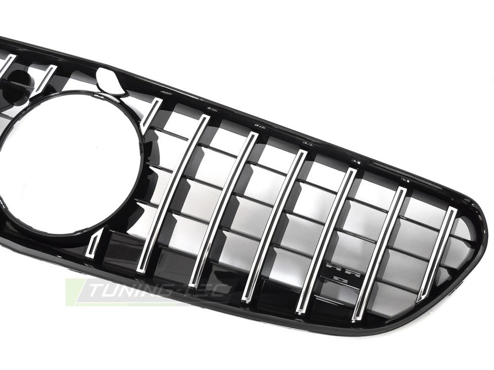 Grill Mercedes S-Klasse Coupe C217/Cabrio A217 14-20 sett fra siden, struktur synlig.