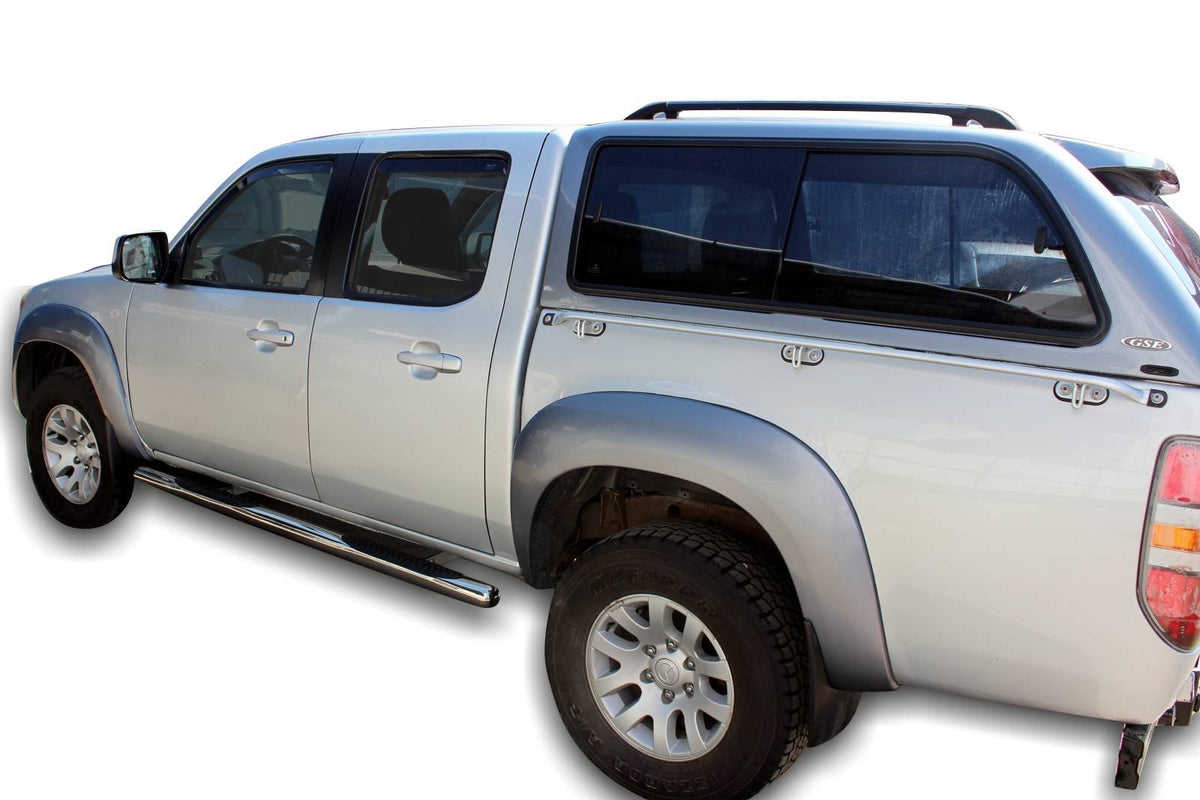 Vindavviser Mazda BT–50 4-dørs (2006-2011) – PMMA Plexi - nærbilde