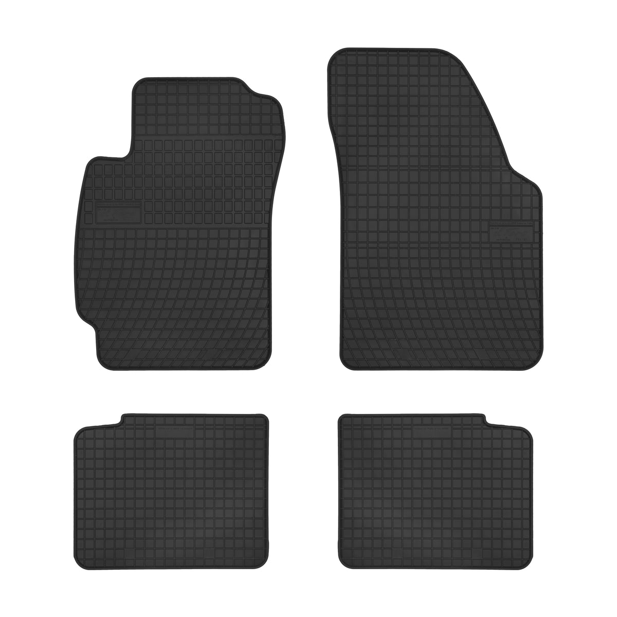 Frogum gummimatter til Honda HRV 5d (2000–2006) – svart/anthracite, sett med 4 matter, sidekant 1 cm