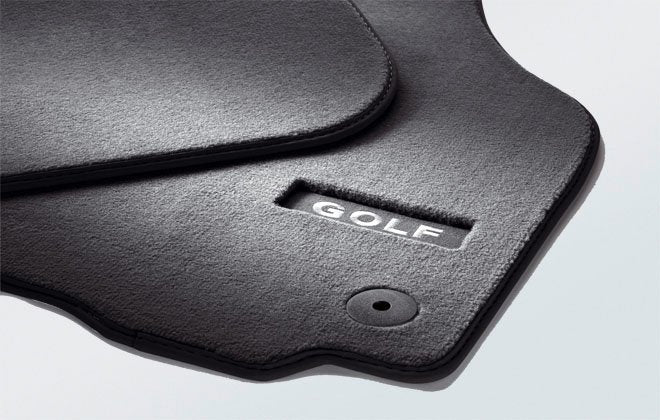 VAG OEM stoffmatter til Vw Golf V / VI – antiskli underlag