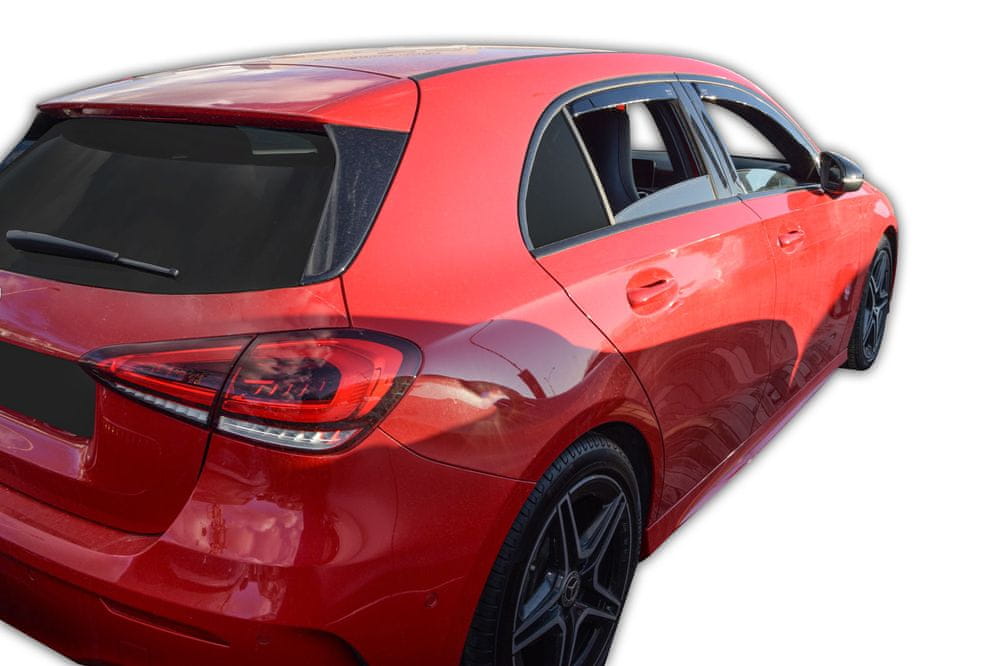 Vindavviser Mercedes A-Klasse W177 2018→ sett 4 stk. – PMMA Plexi - detaljer