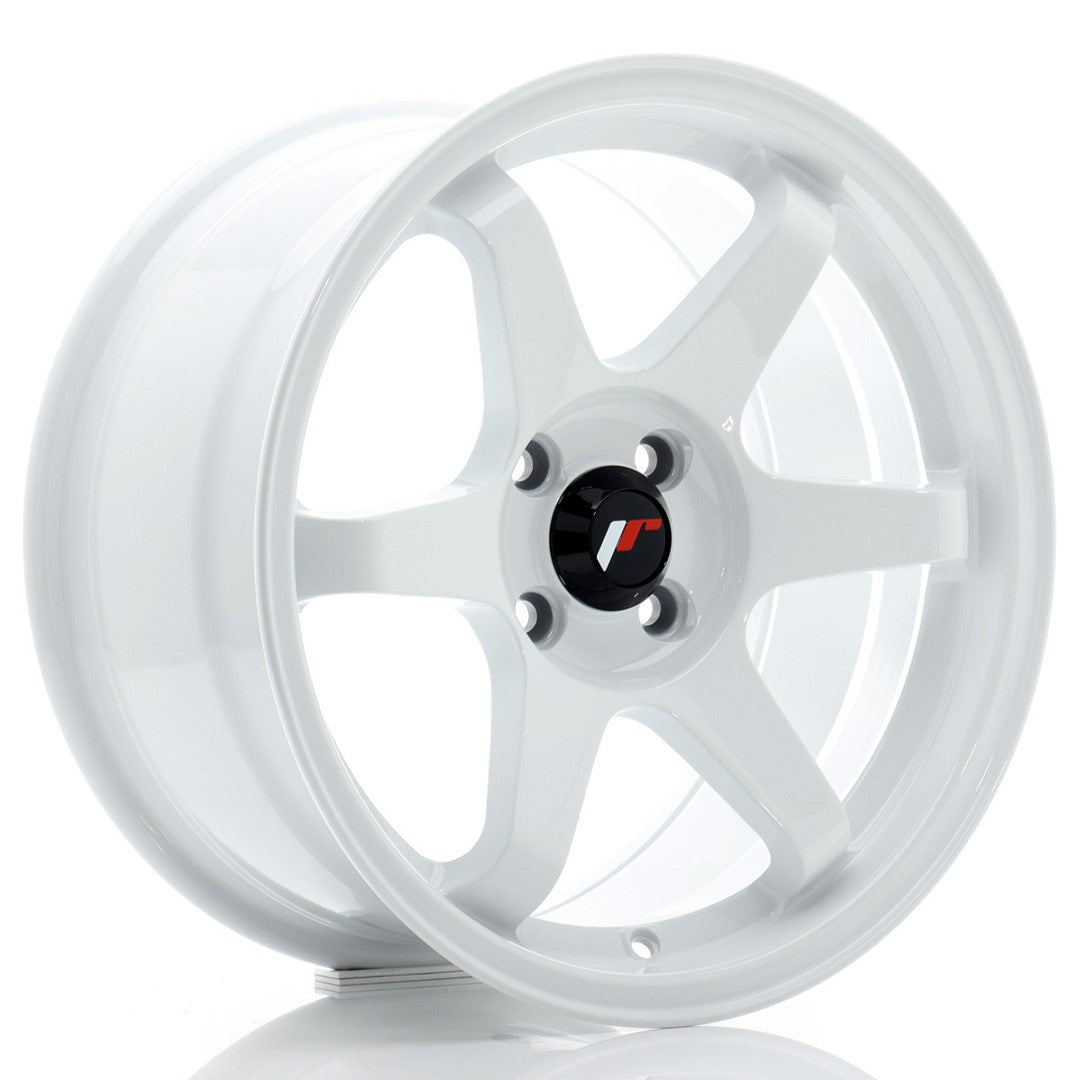 Felg JR Wheels JR3 16x8" White – sett forfra