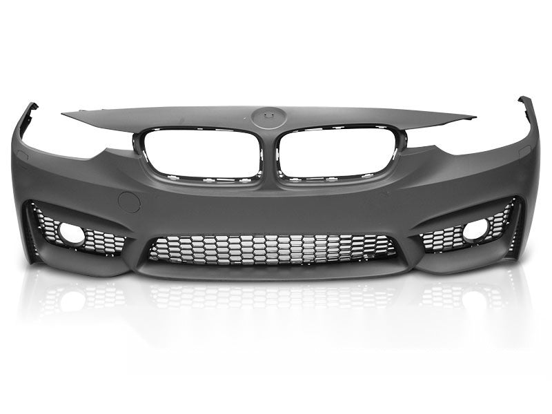 Detaljbilde av frontstøtfanger til BMW F30/F31 11-18.