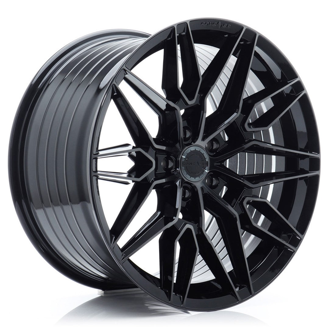 Felg Concaver CVR6 20x9" Double Tinted Black – sett forfra