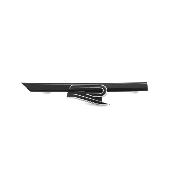 Emblem Vw Golf 8 (5H) R-Line > Glossy Chrome / Black Glossy - sett forfra