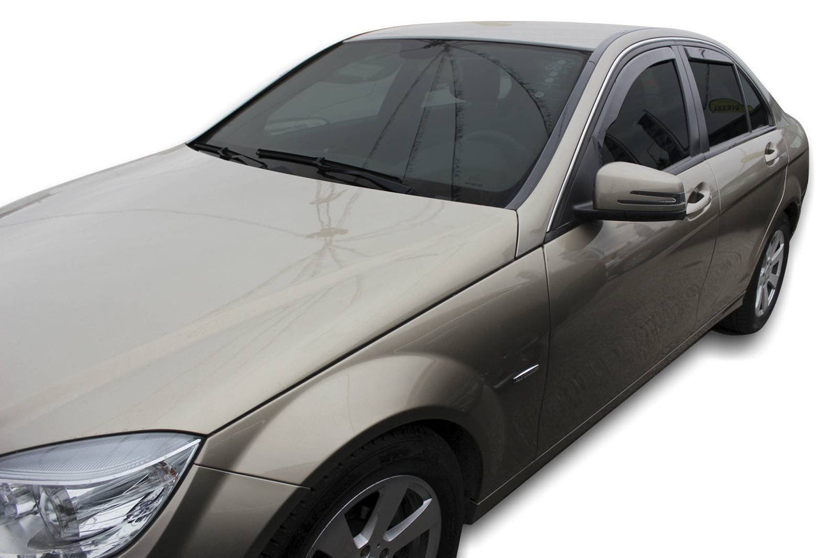 Heko vindavviser til Mercedes C (W204) Sedan / sett 4 stk. – PMMA Plexi