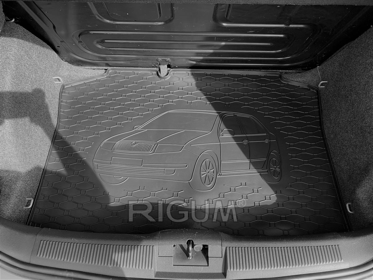 Rigum bagasjeromsmatte til Skoda Fabia I Hatchback – med sidekanter