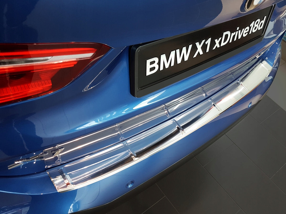 Bakfangerbeskytter Bmw X1 (F48) M Pakke (2015-2022) – Rustfritt stål - sett bakfra