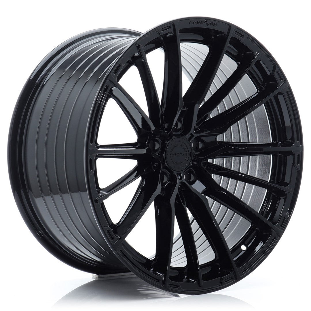 Felg Concaver CVR7 20x9" Platinum Black – sett forfra