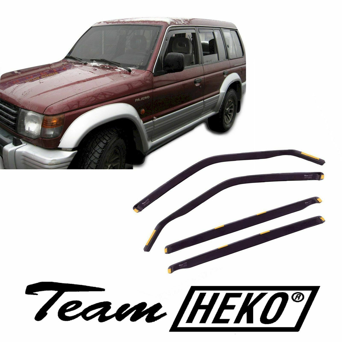 Heko vindavviser til Mitsubishi Pajero II – PMMA Plexi