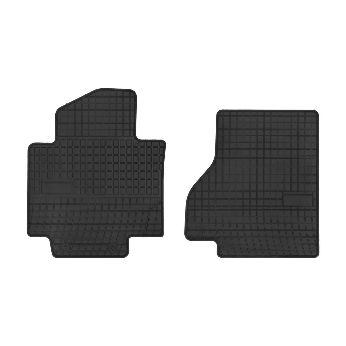 Frogum gummimatter til Nissan e-NV200 2014-2021 – svart med 1 cm sidekant, sett med 2 stk.