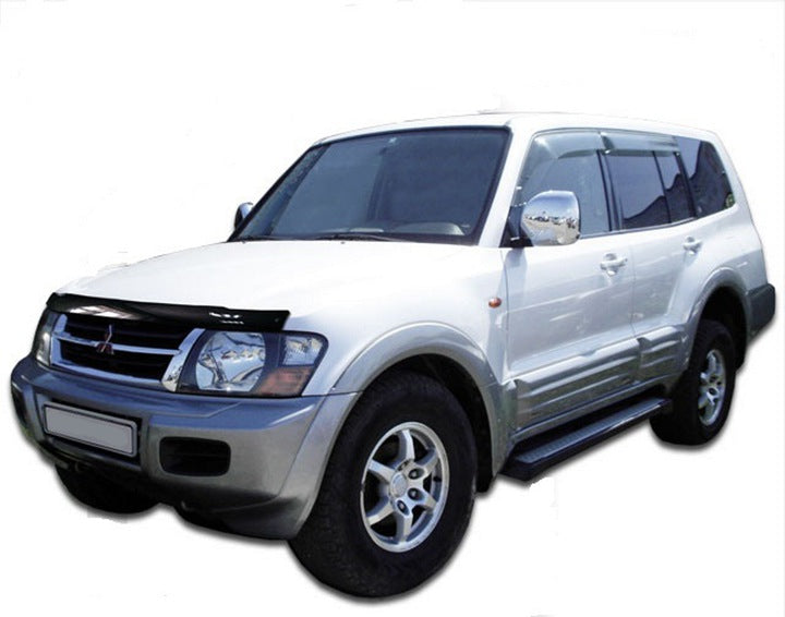 Scoutt panserbeskytter i akryl til Mitsubishi Pajero III (2003-2006) facelift med steinsprutbeskyttelse
