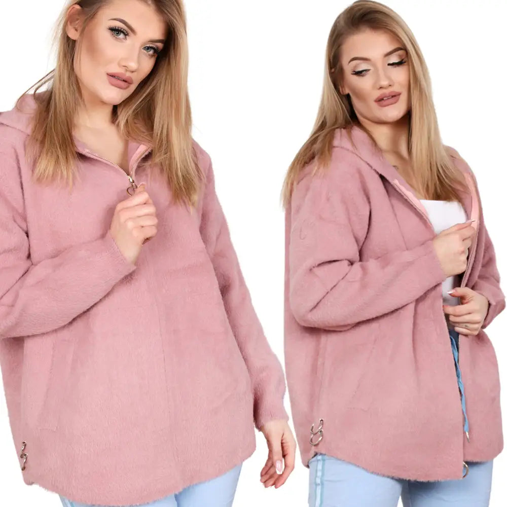 Alpakka Jakke Genser Hette Forskjellige Farger 2139