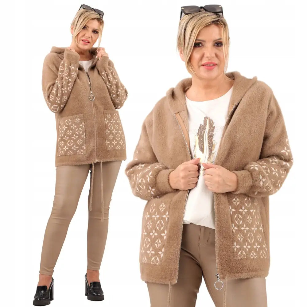 Alpakka Ulljakke Varm Mote Mønster