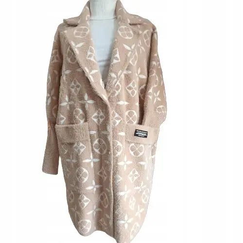 Alpakka Varm Frakk Kast Jakke Ull Italia