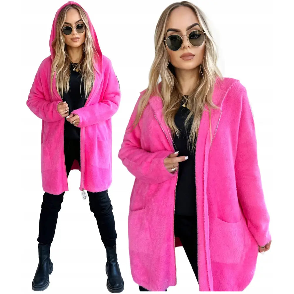 Alpakka Varm Myk Cardigan Kåpe Overtrekketøy