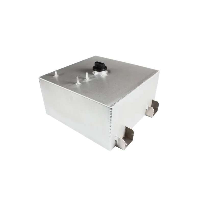 Aluminium drivstofftank 38 liter for drift og motorsport – TIG-sveiset med 8 mm tilkoblinger