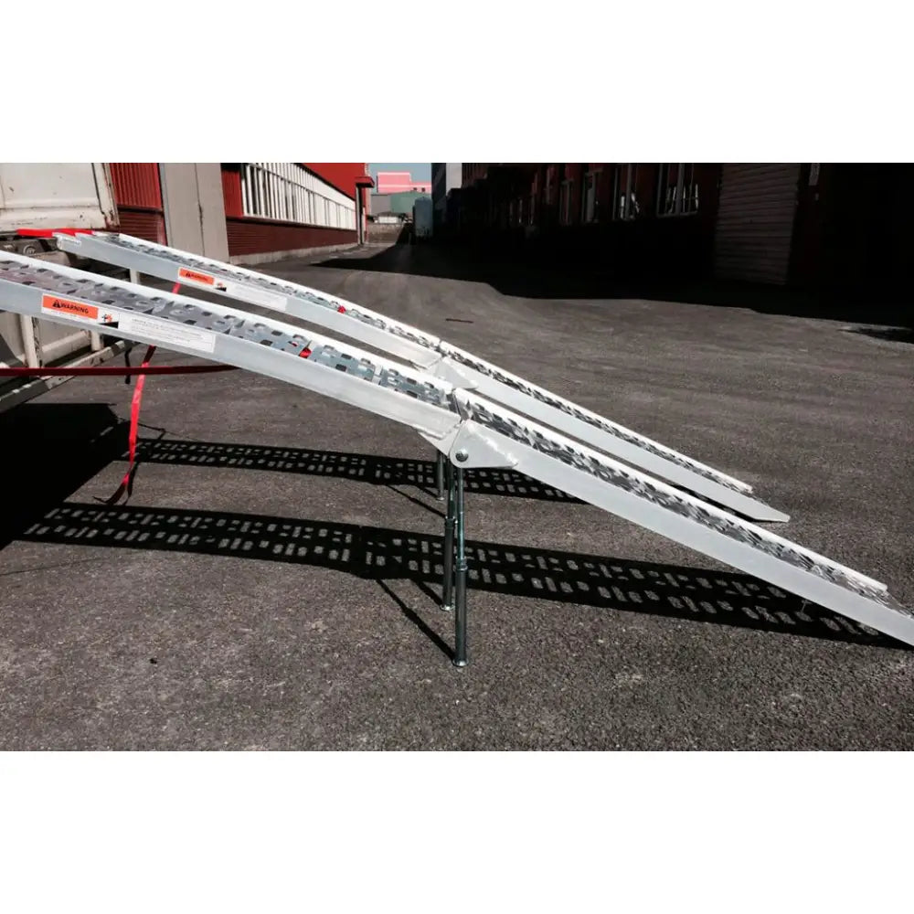 Aluminum Ramper (2 Stk) Maks Belastningskapasitet 1360 Kg Shark Utv Moto