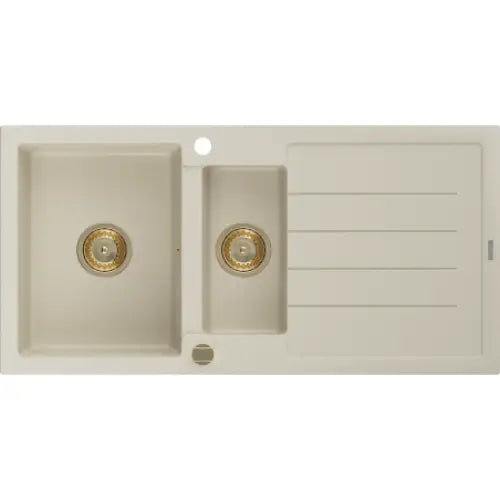 Andres Kjøkkenvask 1 1/2 Kum 1000x500 Mm Beige - 6515101510-69-g