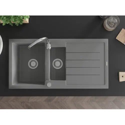 Andres Kjøkkenvask 1 1/2 Kum 1000x500 Mm Grå - 6515101510-71
