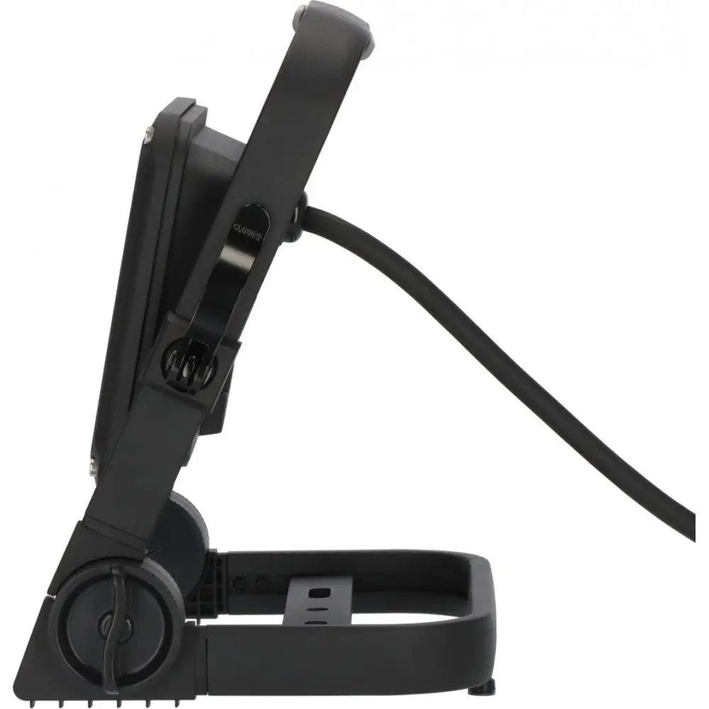 Arbeidslys LED JARO 4060 M, sidevisning med sammenleggbar fot, justerbare hengsler og synlig kabel.