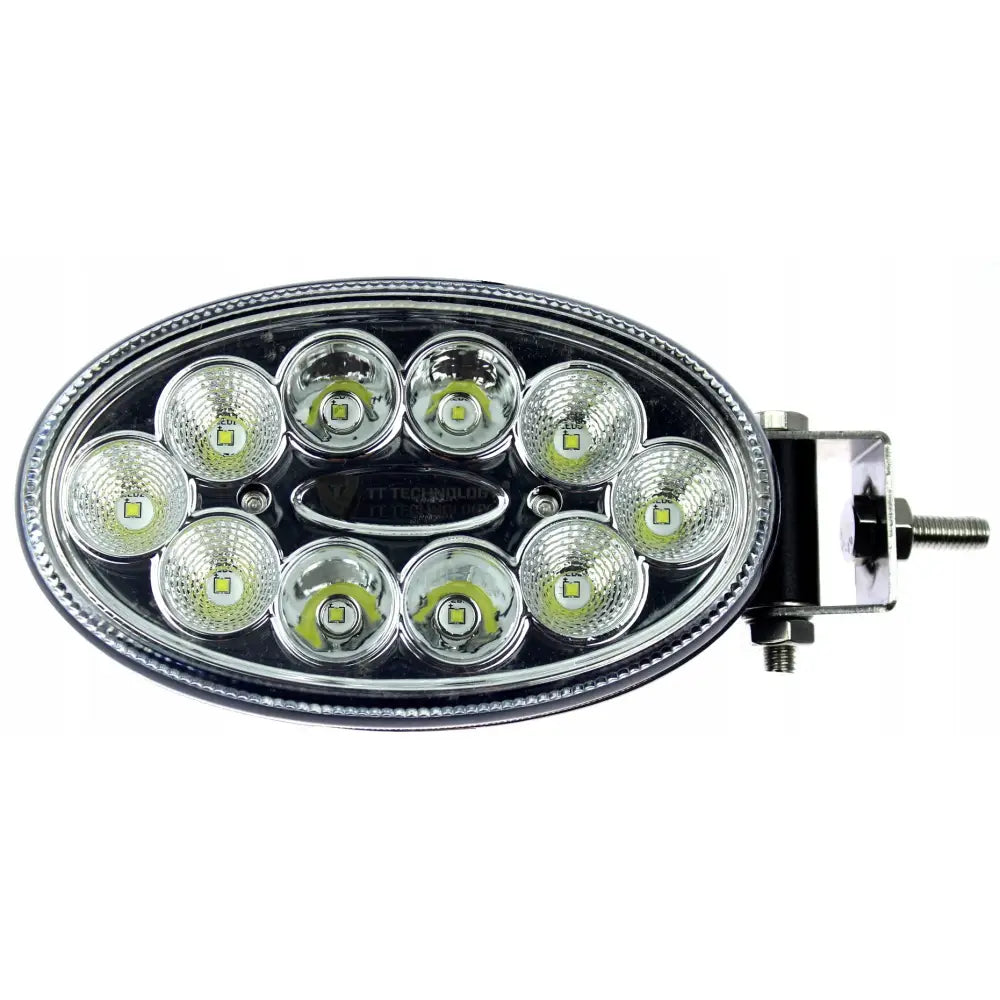 Arbeidslampe 10 Led 30w 12/24v Sidemonteringsholder
