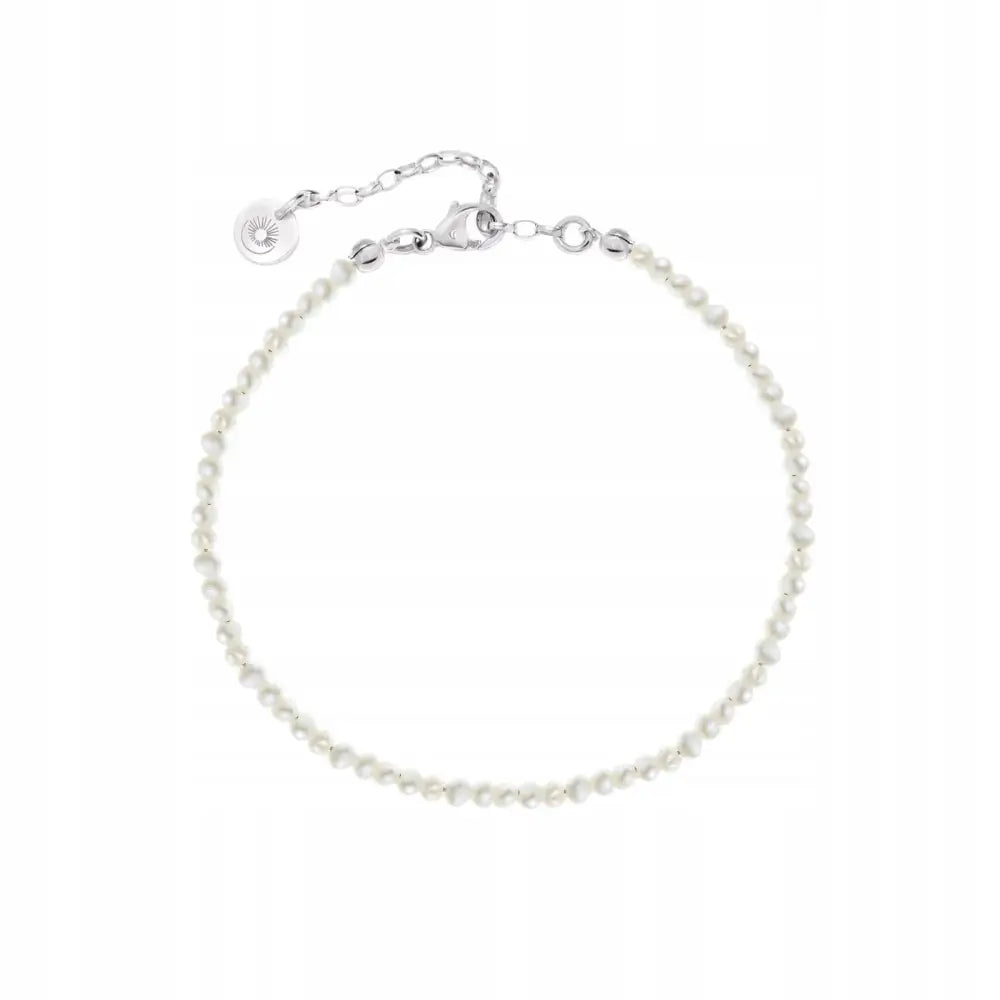 Armbånd Dame - Ekte Sølv 925 med Charms og Perler