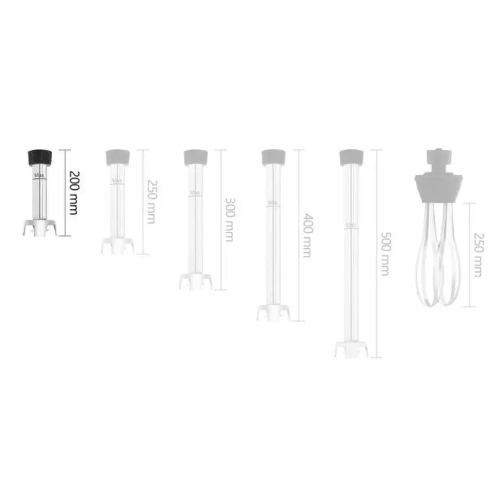 Armleddmiks med Blanderstav for Hånddrevet Blender Mikser Royal Catering Rcma-200 200mm