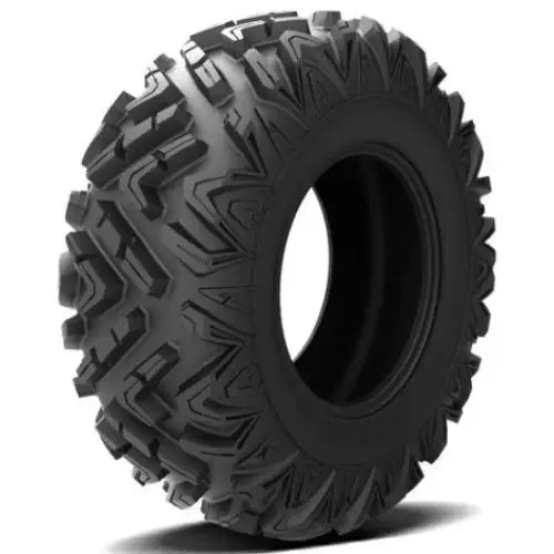 Atv Dekk 26x10R12 Arisun AR68, skråvisning som fremhever de store terrengknastene og slitesterk gummistruktur.