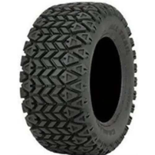 Atv Dekk 22x11-10 Carlisle All Trail, skrå vinkel med tydelig visning av grovt slitemønster og sideprofil.