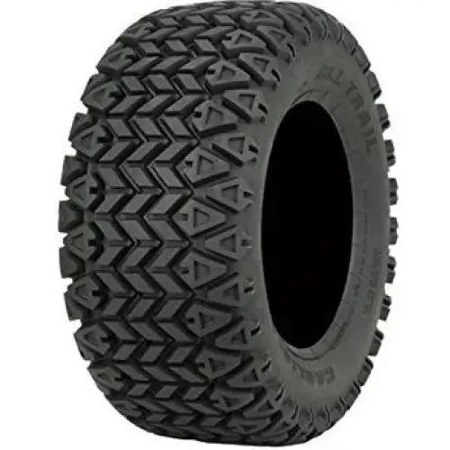 Atv Dekk 25x11-12 Carlisle All Trail II, trekvart vinkel som fremhever det geometriske mønsteret og solide grepet.